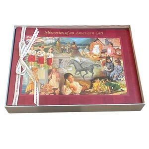 Vintage Hallmark "Memories of an American Girl" Keepsake Journal Scrapbook
